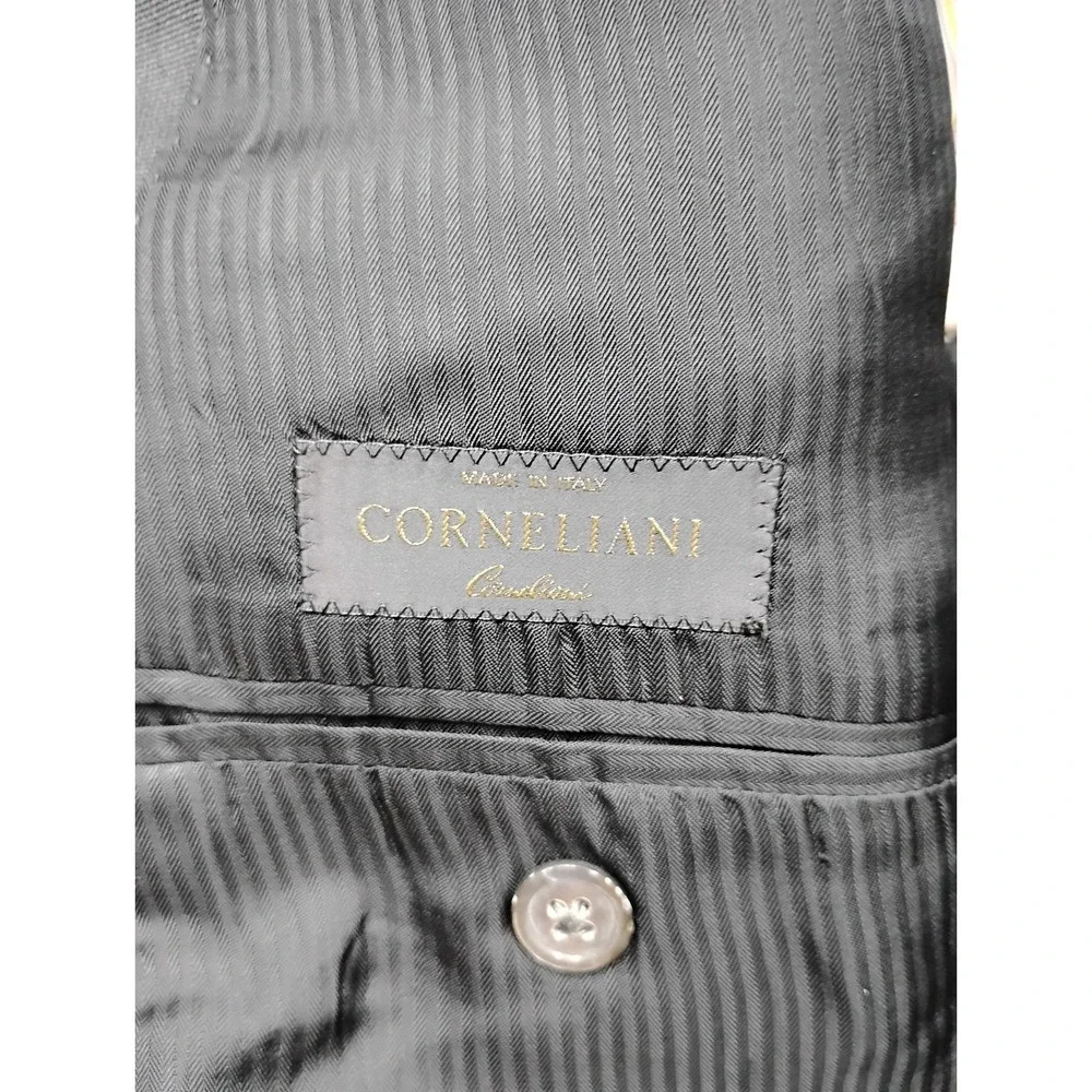 Corneliani Wool Blazer Sport Coat Single Button Made in Italy Mens 49